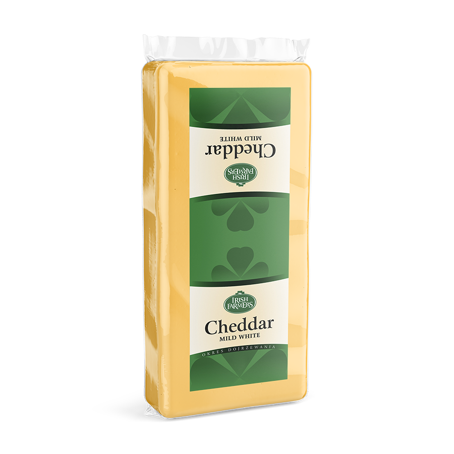 CHEDDAR MILD WHITE cheese (block)