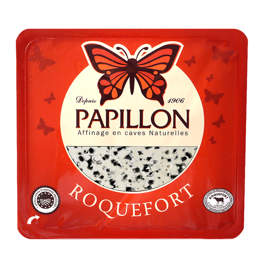 ROQUEFORT PAPILLON RED LABEL CHEESE (portion)