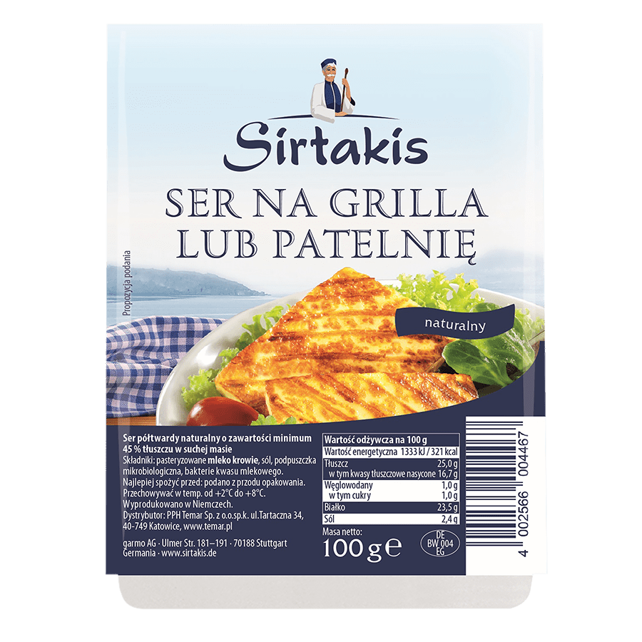 SIRTAKIS NATURAL CHEESE FOR BARBECUE OR FRYING PAN