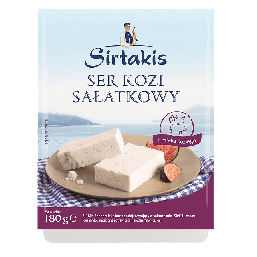 SIRTAKIS GOAT SALAD CHEESE (slice)
