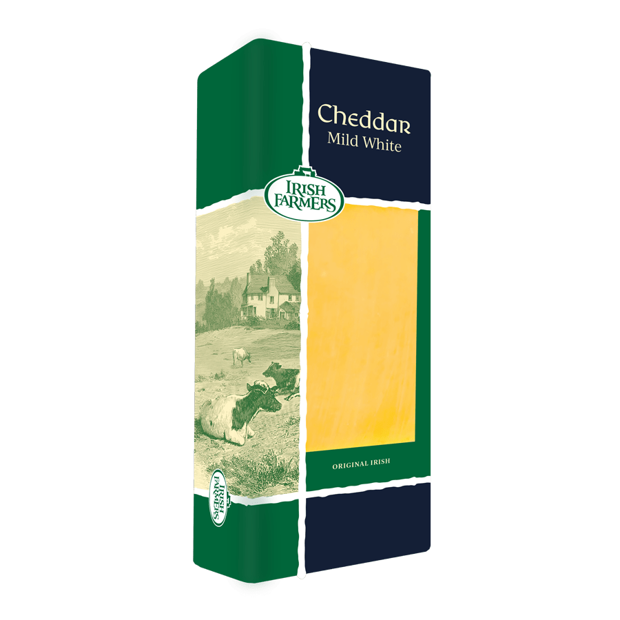 SER CHEDDAR MILD WHITE IRISH FARMERS (blok)