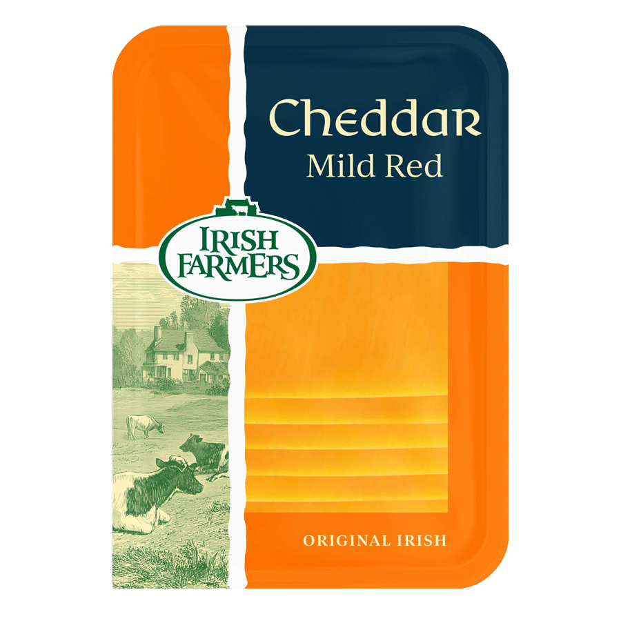 CHEDDAR MILD RED CHEESE (slices)