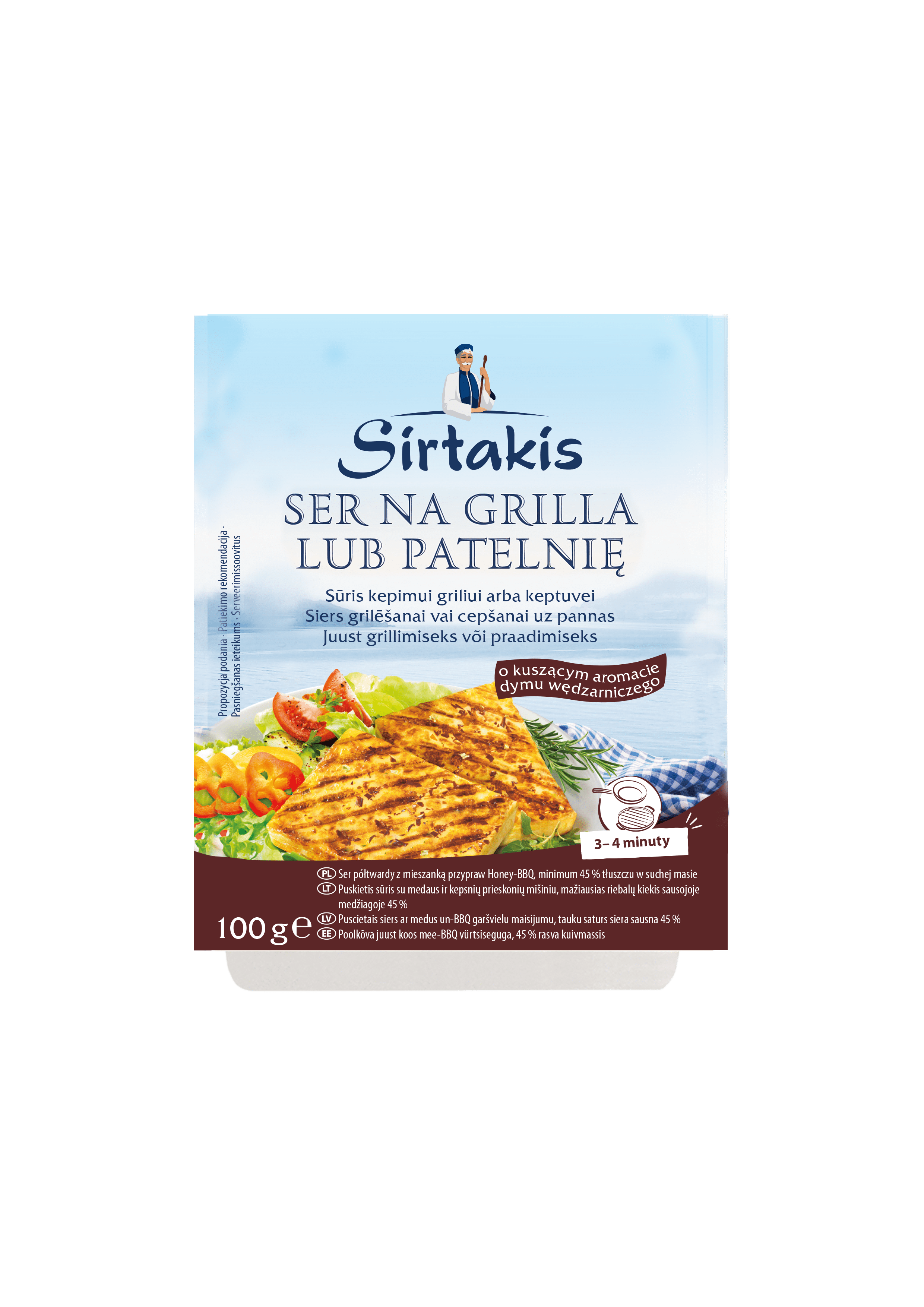 Sirtakis ser na grilla BBQ 100g